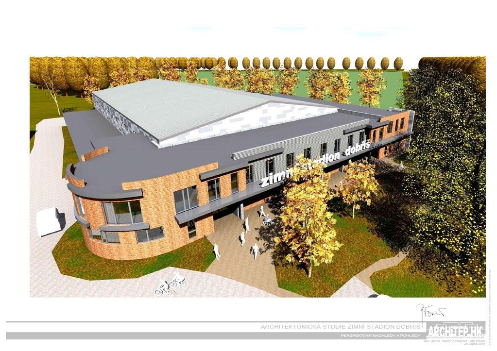Název projektu: Rekonstrukce chladícího zařízení zimního stadionu Dobříš + příprava na zastřešení Jeden z nejvýznamnějších projektů města Dobříše, spočívající v úpravě technologie chlazení s ohledem