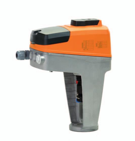 Pohony pro vyvažovací a regulační ventily A4 Regulace Pro regulační ventily DN32 až do DN200 750 750 Plus 1250 1250 Plus Ruční vládání Zelená-červená LED indication of operating statuses