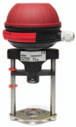 A5 Pohony pro standardní regulační ventily Pohony pro standardní regulační ventily TA-MC55, TA-MC65 Automatická adaptace na zdvih ventilu Indikátor krajních pozic zdvihu pohonu Binární signál pro