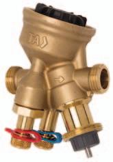 pro koncové prvky soustav Snadný přístup ke všem funkcím z jedné strany ventilu Připojení pohonu M30 1,5 Umožňuje kompletní