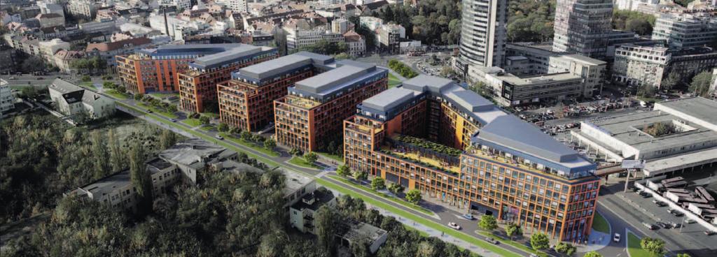 Případové studie Twin City Fakta: Typ projektu: Lokace: Celková plocha: 61 744 m 2 administrativní budova a obchodní centrum Bratislava, Slovenská republika Majitel: HB REAVIS Slovakia a. s. Hlavní dodavatel: HB REAVIS Slovakia a.