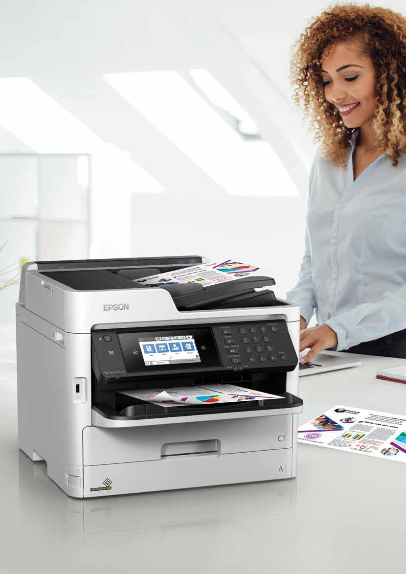 Inkoustová tiskárna řady WorkForce Pro WF-C5000 Nižší