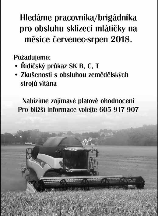 2016 Celá stránka (A4) komerčního ČB inzerátu: 5 000 Kč Půl stránky (A5) komerčního ČB inzerátu: 3 000 Kč Čtvrt stránky (A6) komerčního ČB inzerátu: 1 500 Kč Menší než (A6)