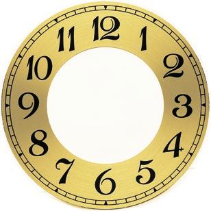 HODINOVÉ ČÍSELNÍKY / DIALS MÍSTO PRO VAŠE POZNÁMKY Rozměr v mm Typové označení Rozměr v mm Typové označení Ø