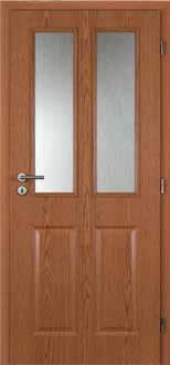 Příslušensktví v ceně: Dveře jsou standardně opatřeny dozickým zámkem a třemi závěsy.