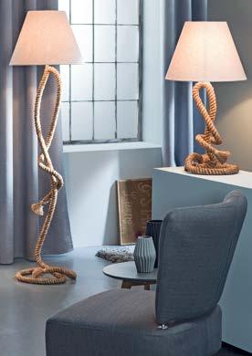 a barvy, různé ceny: a) stojací lampa, v. 149 cm, 2 E27/60 W. 3.999 Kč b) stolní lampa, v.
