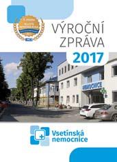 Dozvíte se například, že ve Vsetínské nemocnici bylo v roce 2017 ambulantně ošetřeno 162 293 pacientů, 13 061 jich bylo hospitalizováno, průměrná doba