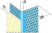 Materiál: pozinkovaná oceľ omietky 250 25 10 300 25 10 0,598 1159 Drôtený oblukový profil č. 1159 s hranou z PVC.