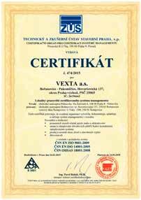 certifikáty a prohlášení o