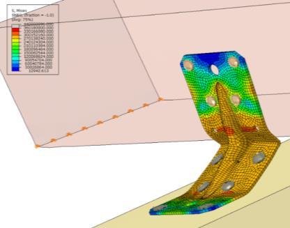 S výsleky numerických simulací zkoušek přípojů byly porovnány celé průběhy závislosti vzájemného oálení neseného a nesoucího prvku na vnášeném zatížení (viz obrázek 6). Obr.