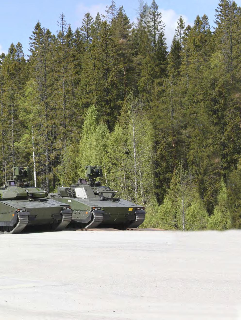 7 Modelová řada CV90 Díky modulární koncepci poskytuje vozidlo CV90 konstrukční volnost při navrhování nejrůznějších verzí připravených k plnění jakýchkoliv úkolů.