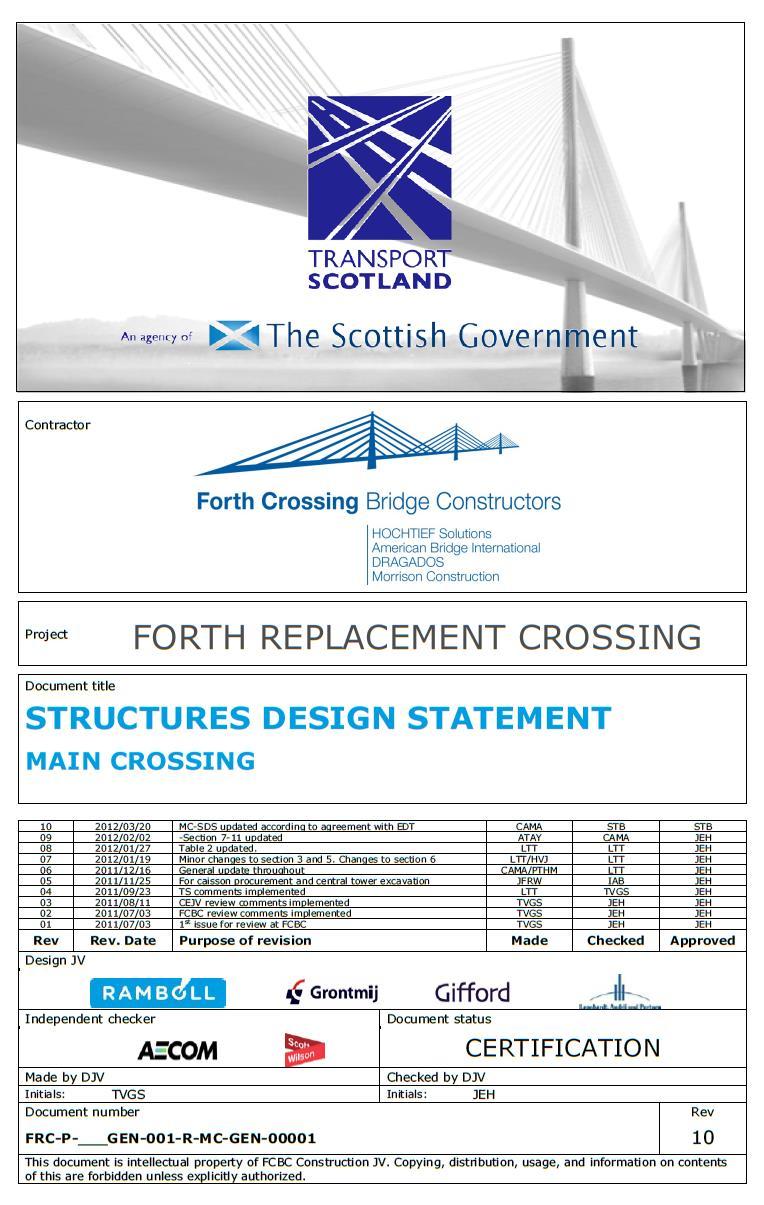 Návrh i nezávislé posouzení jednotné užití základních výpočetních programů a modelů Manuál Structures Design Statement - Podrobné pokyny pro projekt i