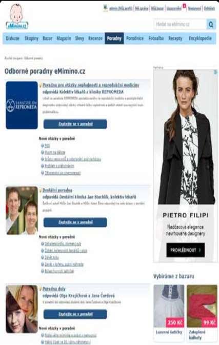 Poradna na vybrané téma Založení poradny k vybranému tématu Klient