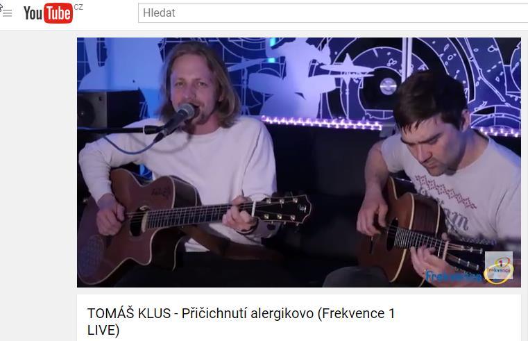 VIDEO POŘAD: PŘÍBĚH S PÍSNIČKOU Krátký Youtube pořad, kde pozvaní hudebníci zahrají svůj song live v našem studiu. Sponzor pořadu může být uveden na začátku i na konci videa.