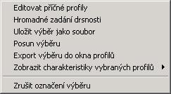 Pop-up menu editace objektů» Editovat objekt - zobrazí dialog úpravy vybraného typu objektu (viz kapitola 3.4 Dialogy úpravy objektů).
