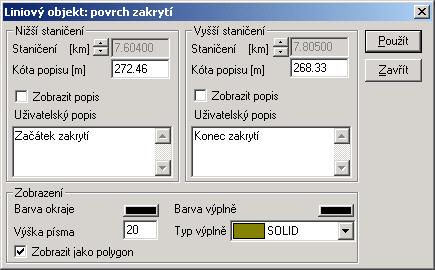 Jeho vlastní rozměry lze definovat v sekci Rozměry. Text uživatelského popisu je zobrazen vertikálně a je možné Obr.