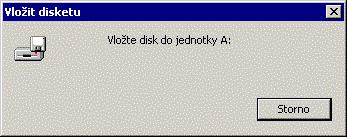 64 Instalace, krok č. 10, instalační program hledá licenční soubor na disketě.
