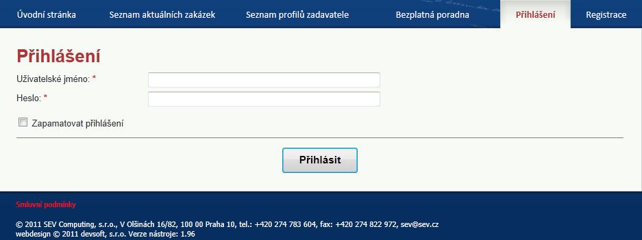 formuláře na server kliknutím na tlačítko Změnit. Správa zakázek a dokumentů Hlavním úkolem systému uveřejňování.