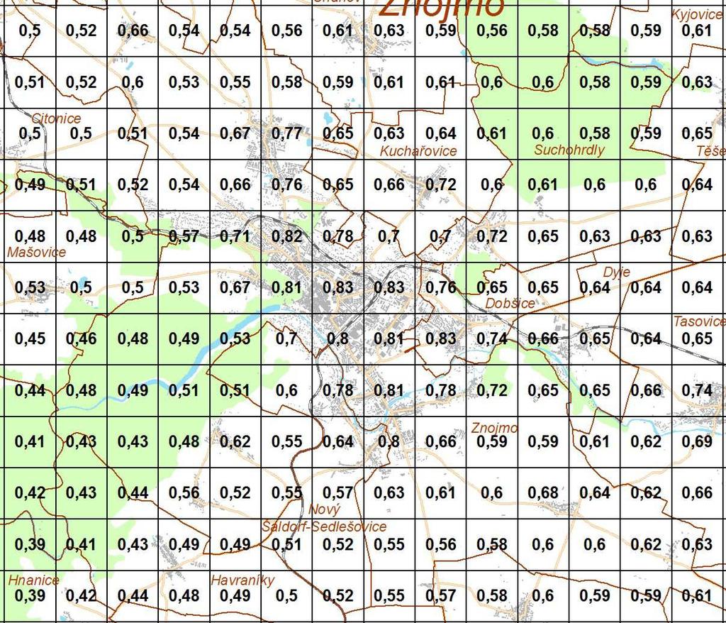 m-3) PM2,5 - roční průměr (µg.