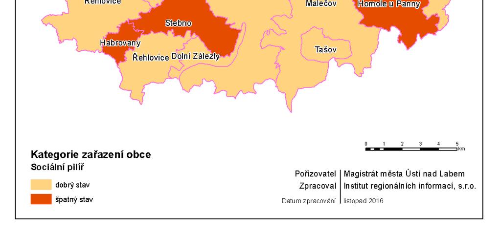 Jsou to zejména obce na rozmezí správního obvodu se SO ORP Litoměřice a Lovosice (konkrétně Habrovany, Homole u Panny a Zubrnice).