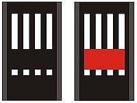 3.1.2 Vodorovné dopravní značky Značky vodorovného značení se nacházejí na komunikaci formou nástřiku bílou, oranžovou nebo reflexní barvou.