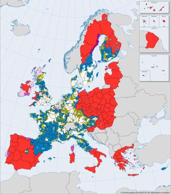 Dnešní podoba strukturální politiky EU 2000-2006 Cíl posílení ekonomické a sociální soudržnosti a snížení rozdílů mezi regiony Nástroje Cíl 1 zaostávající regiony Cíl 2 regiony se
