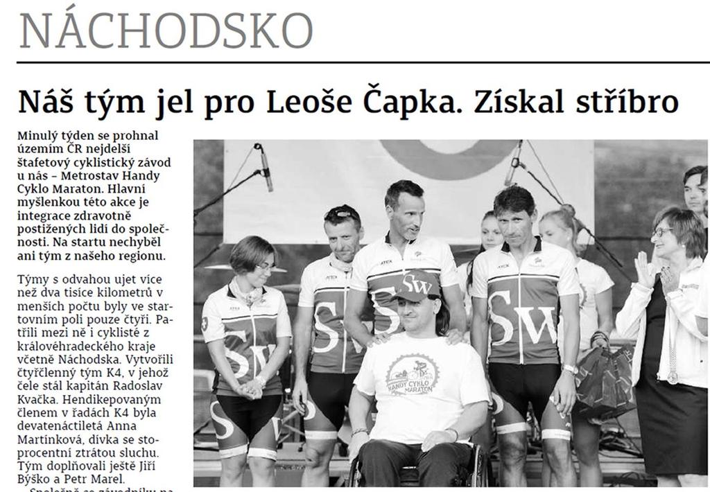 Píše se o nás v