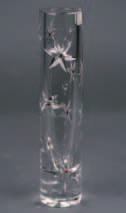 Nižborská sklárna Rückl Crystal, a. s. 89 Váza skleněná váza český granát v.