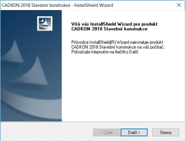 3. V dalším kroku se objeví dialogové okno s licenční smlouvu k produktu CADKON