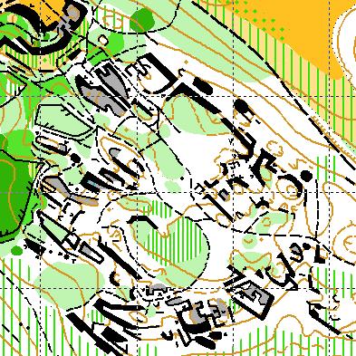 Obr. č. 5 Mapa pro orientační běh - Valečov Obr. č. 6 Výuková mapa pro orientační běh- ZŠ Kotlářská Brno 2.
