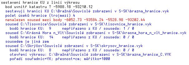 obr. 37 Ukázka protokolu sestavení hranice katastrálního území k obr.