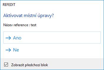 5.4.7. ESRI (SHAPE) tvar Panel slouží k práci s ESRI-SHAPE tvary. Umožňuje různé způsoby importu *.shp souborů, správu jejich barev, hladin a dynamické řízení dat. 5.4.8. Upravit blok 1.