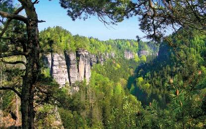 Saské Švýcarsko Krajina pro romantiky Wolfsschlucht / Teufelsbrücke hostinec Polenztal 2 Údolí Polenztal Porschdorf Polenztal Hohnstein Luftkurort Rathen Ze