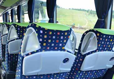 Setra 57 míst, rok výroby 2018 Asistent udržování vozidla v jízdním pruhu kamera za čelním