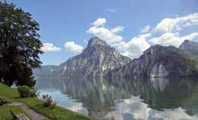 Gilgen lázeňské městečko Solná komora - jezera Wolfgangsee, Traunsee Hallstatt solné doly,