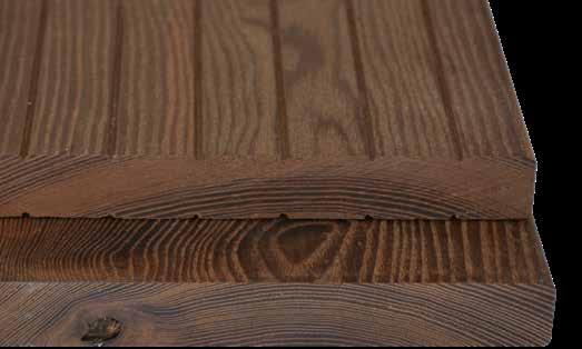 ACCOYA 25 x 190 mm Délky 4,2 a 4,8 m Francouzský styl a hladké provedení Podkladový hranol Acoya 38 x 72 mm Sponky FIXING Group DILA 2