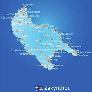 Pláž v Laganas patrí medzi najdlhšie pláže v celom Grécku, pretože meria 10 km. Vstup do mora je pozvoľný a plytký, ideálny pre deti a neplavcov.