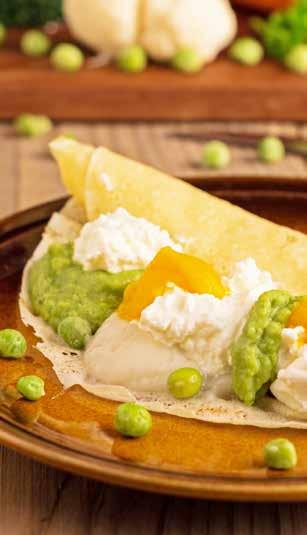 Šťastní vegetariáni palacinky so syrom & zeleninovým pyré 23 100 g brokolice 100 g karfiolu 500 g mrkvy 50 g hrášku 100 g čerstvého syra 20 g masla 7 g soli 100 g brokolice 100 g karfiolu 500 g mrkvy