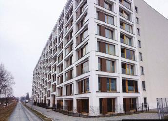Rezidence Vltava (2015), Za Karlínským přístavem kancelář EM2N (CH) Obytný objekt s 105 byty (developer Horizon Holding).
