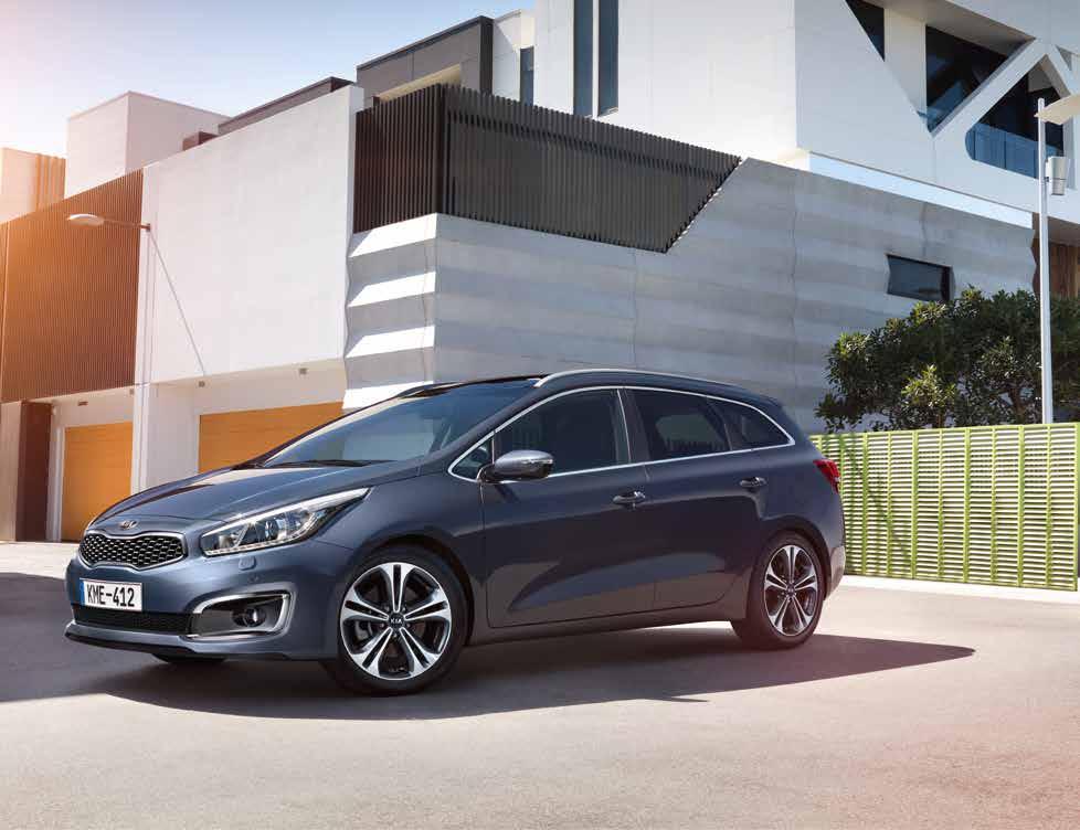 Design SW Nechte se okouzlit Vytvořte si prostor pro splnění přání U nového Kia cee d SW se podařilo dosáhnout nenásilné kombinace prostornosti,