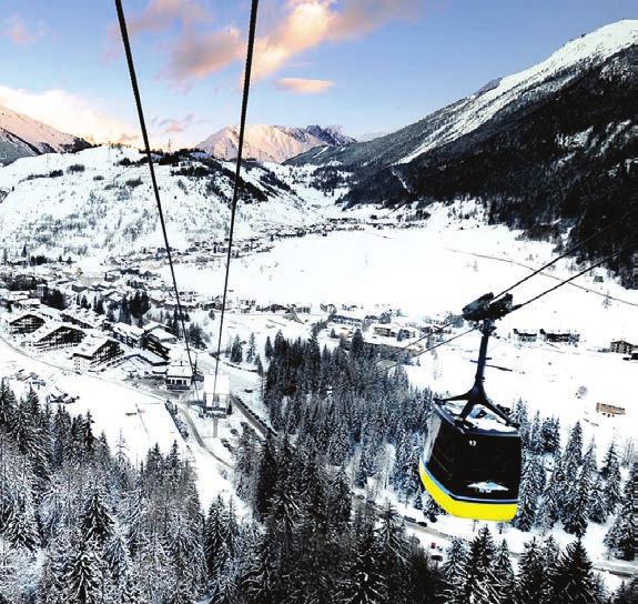 Francie USA Rakousko Itálie Popis oblasti Kabinová lanovka z La Thuile La Rosière a italské La Thuile je jediná oblast Savojských Alp, která nabízí lyžování ve dvou zemích.