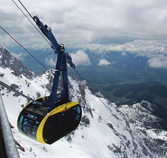Francie USA Rakousko Itálie Popis oblasti www.cekare.cz Kabinová lanovka na Dachstein Dachstein West je největší lyžařská oblast rozkládající se ve spolkových zemích Horního Rakouska a Salcburska.