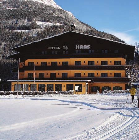 Bad Gastein Hotel Haas**** 72 km 209 km 52 106 km vleků a lanovek běžeckých tratí Hotel Haas**** s polopenzí Hotel Haas se nachází na klidném místě, přímo na promenádě Kaiserin Elizabeth.