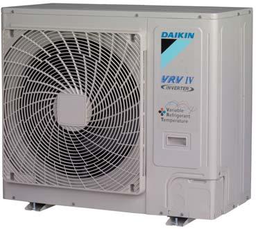 RXYSCQ-TV1 Kompaktní tepelné čerpadlo VRV IV S-series VRV s nejmenšími rozměry Kompaktní a lehká konstrukce s jedním ventilátorem činí jednotku téměř nepostřehnutelnou Pokrývá všechny požadavky