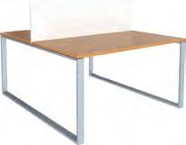 Sestava pracovních stolů dvoumístná se středovým paravánem Rozměr 800 x 1620 x 750 EF23 EF70 EF117 1200 x 1620 x 750 EF24 EF71 EF118 1400 x 1620 x 750 EF25 EF72 EF119 1600 x