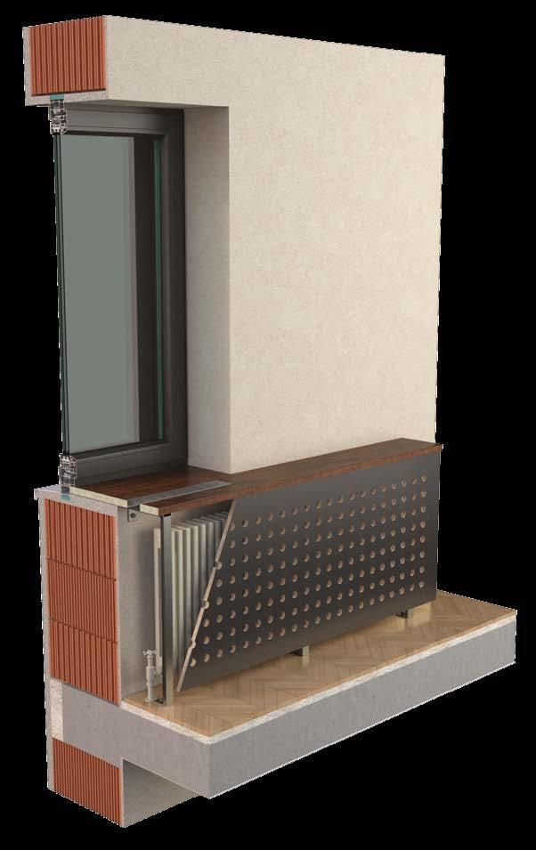 T O P S E T Systém prodlouženého okenního parapetu Zakrytí topení a vytvoření větší odkládací plochy u okna nebo posezení T O P S