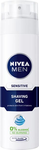 pěna na holení, 200 ml, Nivea Men, gel na holení, 200 ml, K