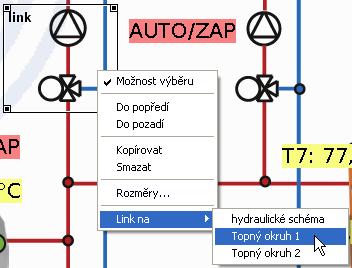 118 Díky označení nastane výběr. Na cílové stránce musí být založen odkaz, který povede dál a umožní tak přepnutí na jiné stránky.