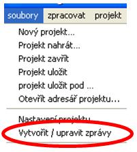 22 Manuálně (Soubor nápovědy) Informace o verzi TA-Designeru Upozornění: Položka menu