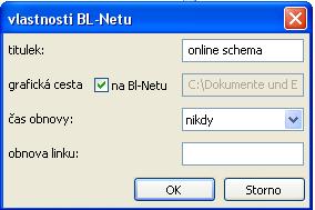 38 titulek: HTML-titul dat (viditelný na titulní stránce prohlížeče) grafická cesta: na BL-Netu je přednastaveno, může být ale také zadáno místo pro ukládání na Web-Serveru čas obnovy: Nastavení